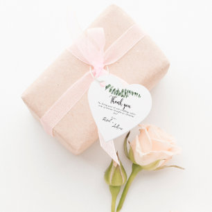 Elegante Hochzeit Geschenkanhänger