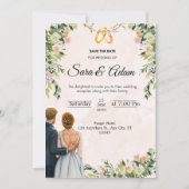 Elegante Hochzeit Geschenke Einladung (Vorderseite)