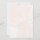 Elegante Hochzeit Geschenke Einladung (Rückseite)