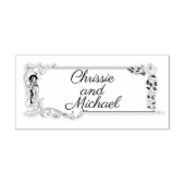 Elegante Hochzeit Gummistempel (Prägung)