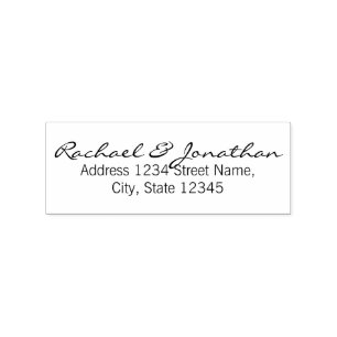 Elegante Hochzeit Gummistempel