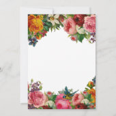 Elegante Hochzeit im Botanischen Garten Save The Date (Rückseite)