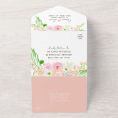 Elegante Hochzeit im Freien All In One Einladung (Außenbereich)