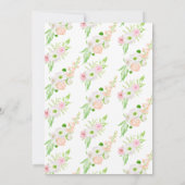 Elegante Hochzeit im Freien Einladung (Rückseite)