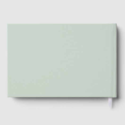 Elegante Hochzeit im Herbst Gästebuch (Rückseite)