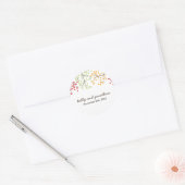 Elegante Hochzeit im Herbst Stickers (Umschlag)