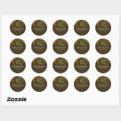 Elegante Hochzeit im Herbst Stickers (Blatt)
