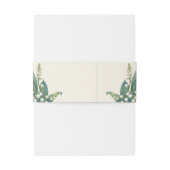 Elegante Hochzeit im Tal Einladungsbanderole (Rückseitenbeispiel)