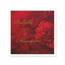 Elegante Hochzeit in Burgund und Rot-Flora