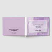 Elegante Hochzeit in Lavender Gästebuch (Voll)