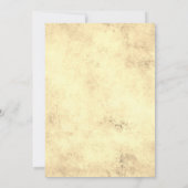 Elegante Hochzeit in Rosa, Blau und Gold Einladung (Rückseite)