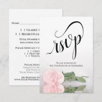 Elegante Hochzeit in Rosa Rosa mit einem langen St