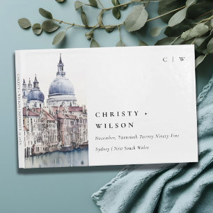 Elegante Hochzeit in Venedig - Italienische Kanäle Gästebuch