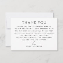 Elegante Hochzeit | Klassisch minimalistisches Sch