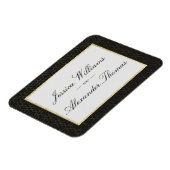Elegante Hochzeit Magnet (Linke Seite)