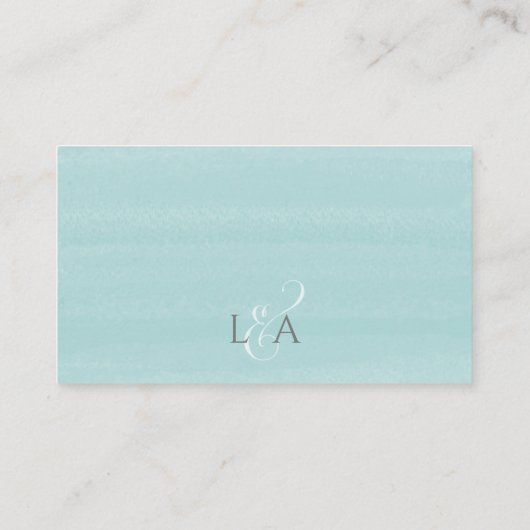 Elegante Hochzeit Minimalistisch Sand Dollar UAWG Begleitkarte (Rückseite)