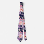 Elegante Hochzeit mit blauer Wasserfarbe Krawatte (Vorderseite)