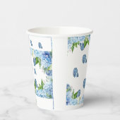 Elegante Hochzeit mit Blumen Pappbecher (Links)