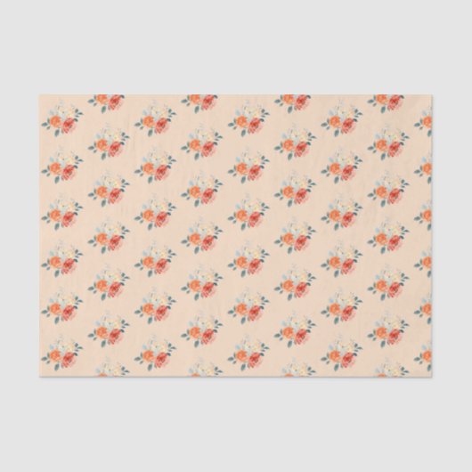 Elegante Hochzeit mit Blush Seidenpapier (Vorderseite)
