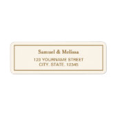 Elegante Hochzeit mit Creme und Gold (Vorne)