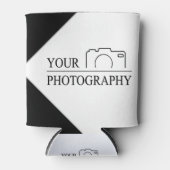 Elegante Hochzeit mit Personalisierter Fotografie Dosenkühler (Vorderseite)