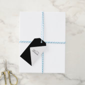 Elegante Hochzeit mit Personalisierter Fotografie Geschenkanhänger (Mit Garn)