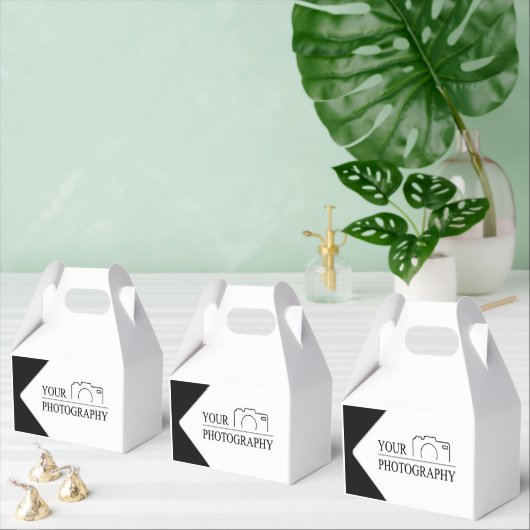 Elegante Hochzeit mit Personalisierter Fotografie Geschenkschachtel (Zahlreiche)