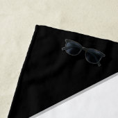 Elegante Hochzeit mit Personalisierter Fotografie Strandtuch (Beispiel)