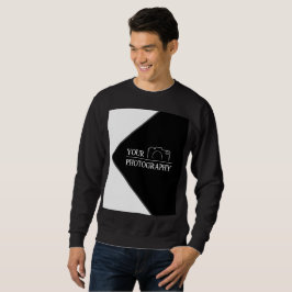 Elegante Hochzeit mit Personalisierter Fotografie Sweatshirt