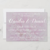 Elegante Hochzeit mit rosafarbenem Pink Einladung (Vorderseite)