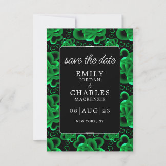 Elegante Hochzeit mit vielen Herzen Save The Date