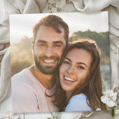 Elegante Hochzeit Modernes Foto Kalligrafie Real G Gästebuch