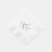 Elegante Hochzeit Napkin - Beifall für die Liebe Serviette (Ecke)