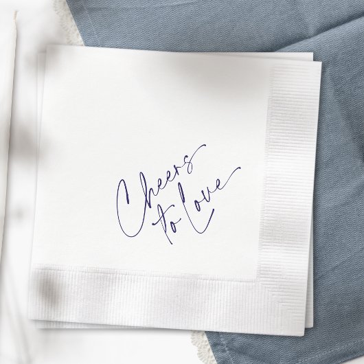 Elegante Hochzeit Napkin - Beifall für die Liebe Serviette