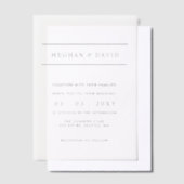 Elegante Hochzeit Pergament Einladungen (Versetzt)