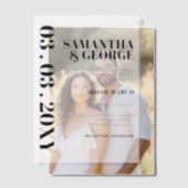 Elegante Hochzeit Pergament Einladungen (Versatz (Ehepaar))