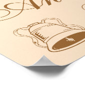 Elegante Hochzeit Poster (Ecke)