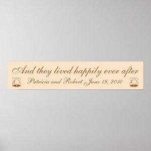 Elegante Hochzeit Poster