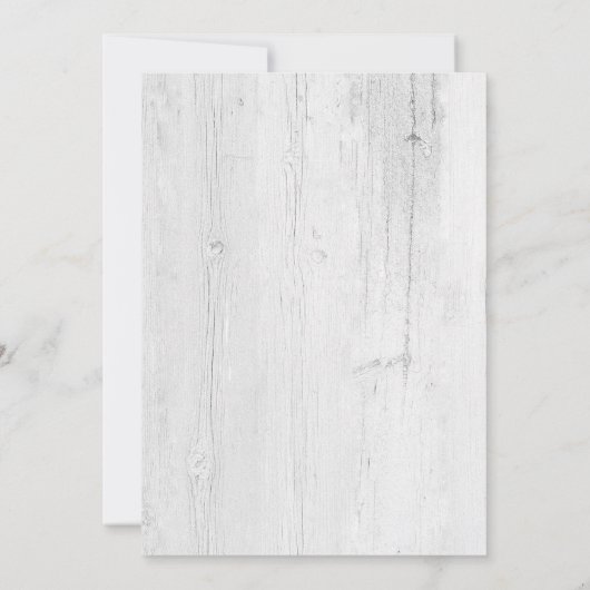 Elegante Hochzeit rustikaler Sonnenblumen Save The Date (Rückseite)