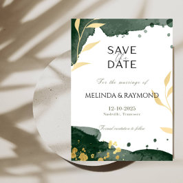 Elegante Hochzeit - Save-the-Date-Ankündigung Einladung