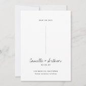 Elegante Hochzeit Save the Date Einladung (Vorderseite)