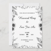 Elegante Hochzeit Save-the-Date Save The Date (Vorderseite)