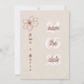 Elegante Hochzeit - Termin vormerken Save The Date (Vorderseite)