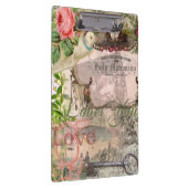 Elegante Hochzeit Vintage Ehe Antike Vintag Klemmbrett (Rechts)