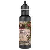 Elegante Hochzeit Vintage Ehe Antike Vintag Trinkflasche (Rechts)