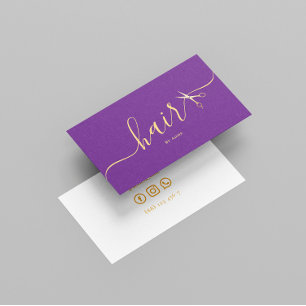 Elegante Hochzeit Visitenkarte