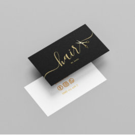 Elegante Hochzeit Visitenkarte