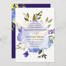 Elegante Hochzeit von Frühling-Blumen und gelben B