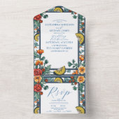 Elegante Hochzeit von Lemon All In One Einladung (Innen Boden)