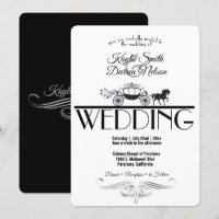Elegante Hochzeit von Pferden und Buggyen